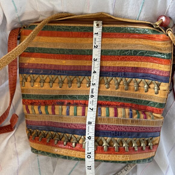 A Vintage SHARIF Designer Leather Purse - Picture 5 of 11